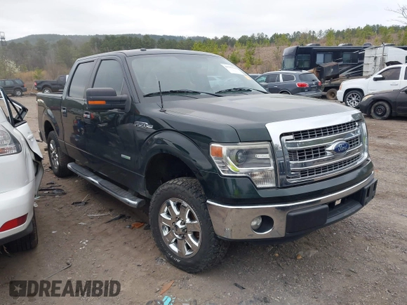 2014 Ford F-150 XL with VIN 1FTFW1CT9EKG41762, listed as a IAAI auction lot 41797534 with 218,089 mi miles. Bid and sale history available at carsss.com. Image 1.