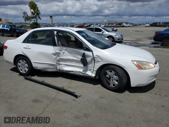 2004 Honda Accord LX z VIN JHMCM563X4C039584, wystawiony jako Copart lot #56711435 z przebiegiem 188 011 mil mil oraz Szkoda całkowita • Salvage title. Historia ofert i sprzedaży dostępna na DreamBid. Obrazek 4.