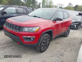 2020 Jeep Compass Trailhawk with VIN 3C4NJDDB8LT207748, listed as a IAAI auction lot 41963469 with 66,496 mi miles and . Bid and sale history available at carsss.com. Image 18.