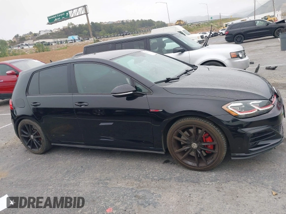 2019 Volkswagen Golf GTI S with VIN 3VW5T7AU3KM005648, listed as a IAAI auction lot 42096528 with 57,352 mi miles. Bid and sale history available at carsss.com. Image 13.