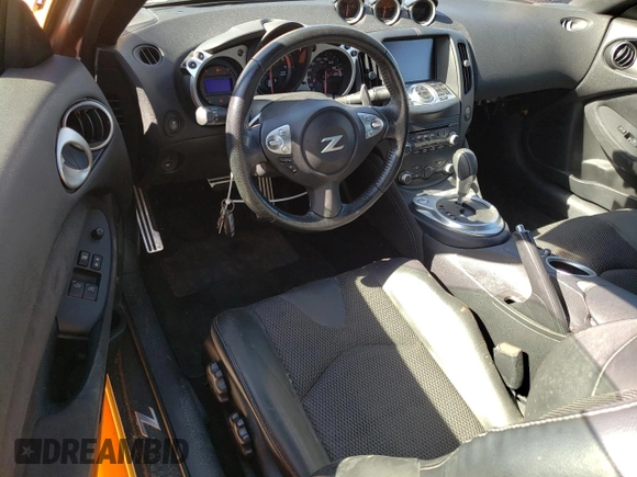 2017 Nissan 370Z Touring with VIN JN1AZ4FH9HM940044, listed as a Copart auction lot 77333394 with 0 mi miles and Salvage Title. Bid and sale history available at carsss.com. Image 8.