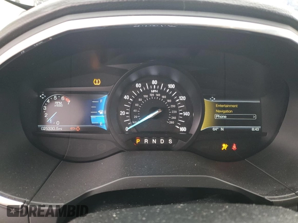 2020 Ford Edge Titanium с VIN 2FMPK3K99LBA90222, выставлен на аукционе Copart как лот 55849345 с пробегом 25 330 миль миль и Списание • Salvage title. История ставок и продаж доступна на DreamBid. Изображение 9.