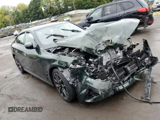 2023 BMW 4 Series 430i xDrive with VIN WBA73AV06PFP16975, listed as a Copart auction lot 73360304 with Not provided miles and Salvage title. Bid and sale history available at DreamBid. Image 4.