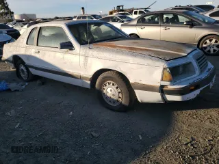 1986 Ford Thunderbird with VIN 1FABP4631GH154800, listed as a Copart auction lot 88333625 with Not Provided miles and Clean Title. Bid and sale history available at DreamBid. Image 4.