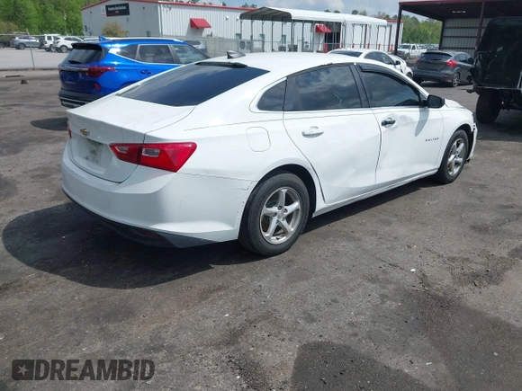 2017 Chevrolet Malibu LS with VIN 1G1ZB5ST4HF210933, listed as a IAAI auction lot 41922891 with 143,067 mi miles and . Bid and sale history available at DreamBid. Image 4.