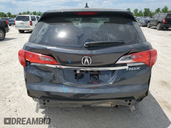2014 Acura RDX Tech Pkg with VIN 5J8TB3H59EL014222, listed as a Copart auction lot 52995865 with 237,444 mi miles and Salvage Title. Bid and sale history available at carsss.com. Image 6.