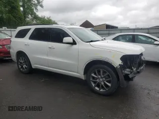 2017 Dodge Durango GT with VIN 1C4RDJDG1HC666240, listed as a Copart auction lot 56548385 with 115,475 mi miles and Salvage title. Bid and sale history available at DreamBid. Image 4.