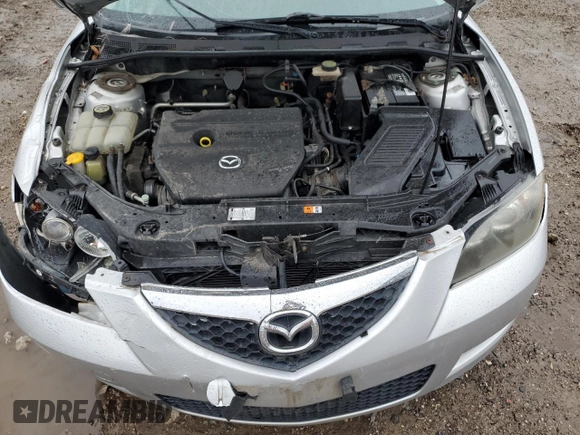 2008 Mazda 3 Sport with VIN JM1BK32F081804357, listed as a Copart auction lot 47356055 with 91,200 mi miles and Salvage Title. Bid and sale history available at DreamBid. Image 13.