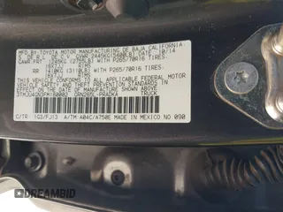 2015 Toyota Tacoma PreRunner с VIN 3TMJU4GN3FM180002, выставлен на аукционе IAAI как лот 41617282 с пробегом 179 105 миль миль и . История ставок и продаж доступна на DreamBid. Изображение 9.