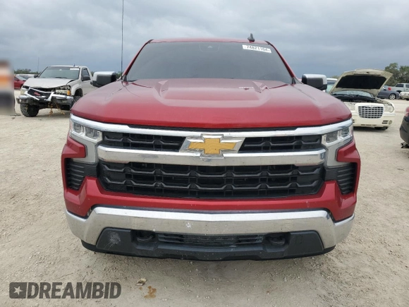 2022 Chevrolet Silverado 1500 LT with VIN 3GCPDDEK6NG522509, listed as a Copart auction lot 74821104 with Not Provided miles and Non Repairable. Bid and sale history available at DreamBid. Image 5.