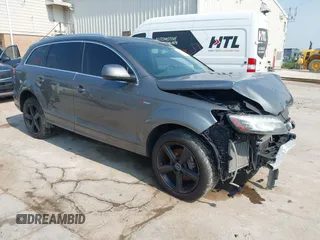 2014 Audi Q7 S line Prestige with VIN WA1DGAFE2ED015034, listed as a IAAI auction lot 42443990 with 51,612 mi miles and . Bid and sale history available at DreamBid. Image 1.