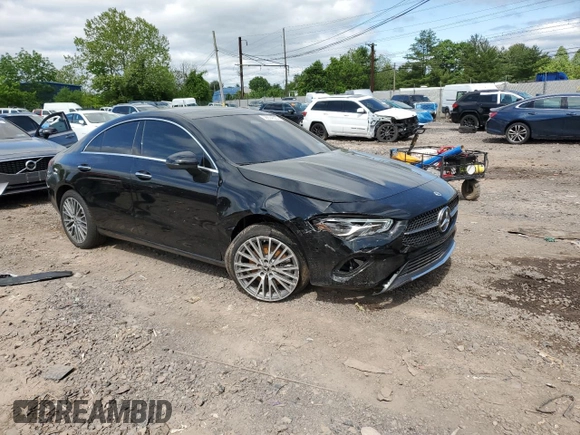 2024 Mercedes-Benz CLA 250 with VIN W1K5J4HB8RN478835, listed as a Copart auction lot 56634825 with 7,140 mi miles and Salvage title. Bid and sale history available at DreamBid. Image 4.