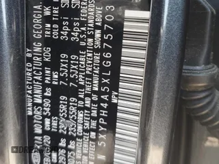 2020 Kia Sorento EX with VIN 5XYPH4A5XLG675703, listed as a Copart auction lot 52309365 with 55,882 mi miles and Salvage title. Bid and sale history available at DreamBid. Image 13.