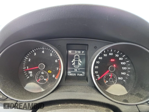 2011 Volkswagen Golf с VIN WVWDA7AJ5BW022123, выставлен на аукционе Copart как лот 63575615 с пробегом 138 225 миль миль и Списание • Salvage title. История ставок и продаж доступна на DreamBid. Изображение 9.