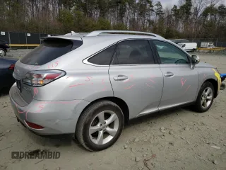 2010 Lexus RX 350 with VIN 2T2BK1BA1AC021974, listed as a Copart auction lot 49097325 with 111,078 mi miles and Salvage Title. Bid and sale history available at DreamBid. Image 3.
