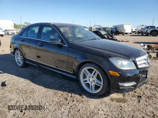 2013 Mercedes-Benz C 350 Sport with VIN WDDGF5HB0DR258283, listed as a Copart auction lot 81672934 with 36,044 mi miles and Salvage Title. Bid and sale history available at DreamBid. Image 4.