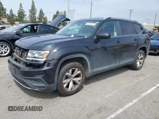 2018 Volkswagen Atlas S z VIN 1V2AR2CA4JC522977, wystawiony jako Copart lot #54791735 z przebiegiem 78 748 mil mil oraz Szkoda całkowita • Salvage title. Historia ofert i sprzedaży dostępna na DreamBid. Obrazek 1.