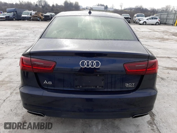2018 Audi A6 Premium Plus with VIN WAUG3AFC6JN019053, listed as a Copart auction lot 39289543 with 35,649 mi miles. Bid and sale history available at carsss.com. Image 6.