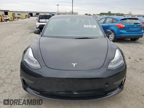 2023 Tesla Model 3 with VIN 5YJ3E1EA7PF599058, listed as a Copart auction lot 57331365 with Not provided miles and Non repairable. Bid and sale history available at DreamBid. Image 5.