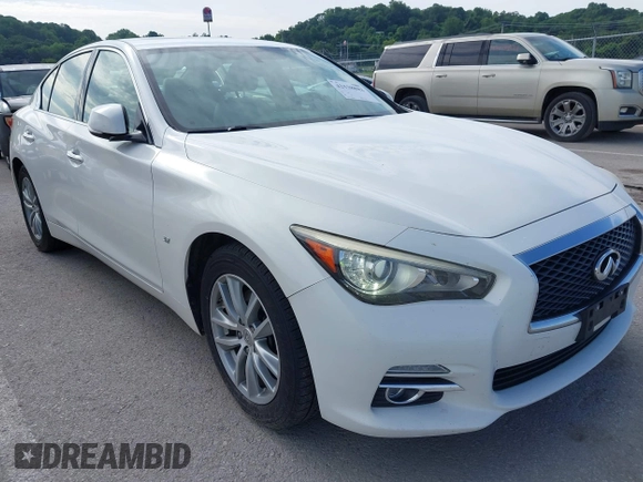 2015 Infiniti Q50 with VIN JN1BV7ARXFM391498, listed as a IAAI auction lot 42538882 with 164,808 mi miles and . Bid and sale history available at DreamBid. Image 6.