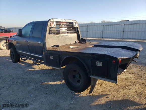 2006 Dodge Ram 3500 SLT with VIN 3D7MX48CX6G108901, listed as a Copart auction lot 84833794 with 0 mi miles and Salvage Title. Bid and sale history available at carsss.com. Image 2.