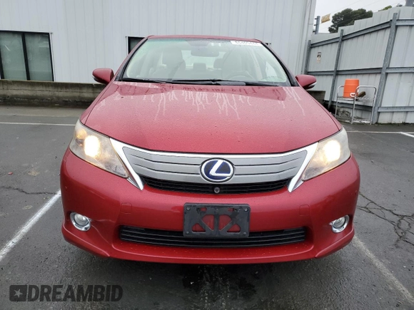 2010 Lexus HS 250h with VIN JTHBB1BA6A2029439, listed as a Copart auction lot 86409444 with 147,194 mi miles and Salvage Title. Bid and sale history available at DreamBid. Image 5.
