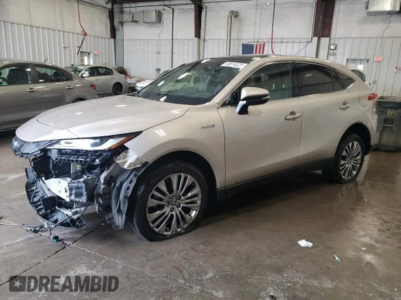 2021 Toyota Venza LE with VIN JTEAAAAH0MJ010843, listed as a Copart auction lot 53074525 with 80,733 mi miles and Salvage Title. Bid and sale history available at carsss.com. Image 1.