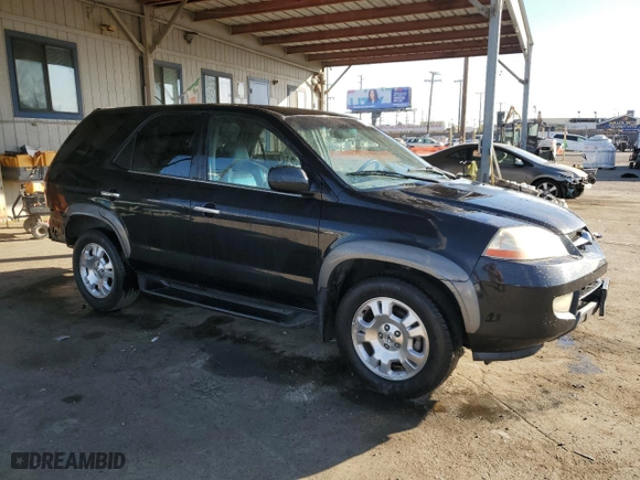 2001 Acura MDX Touring Pkg with VIN 2HNYD18631H524837, listed as a Copart auction lot 85809394 with 276,903 mi miles and Salvage Title. Bid and sale history available at carsss.com. Image 4.