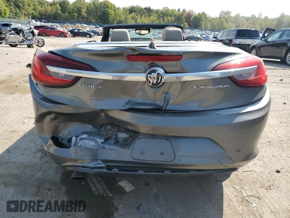 2018 Buick Cascada Premium with VIN W04WH3N56JG044287, listed as a Copart auction lot 72428824 with 60,309 mi miles and Salvage title. Bid and sale history available at DreamBid. Image 6.