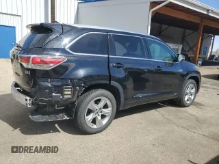 2016 Toyota Highlander Hybrid Limited with VIN 5TDDCRFH4GS019183, listed as a Copart auction lot 49718465 with 136,879 mi miles and Salvage Title. Bid and sale history available at carsss.com. Image 3.