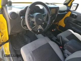 2008 Jeep Wrangler X with VIN 1J4FA24188L567678, listed as a Copart auction lot 60918635 with 185,368 mi miles and Salvage title. Bid and sale history available at DreamBid. Image 8.