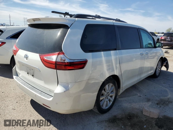 2017 Toyota Sienna XLE Auto Access Seat with VIN 5TDYZ3DC6HS865451, listed as a Copart auction lot 51005475 with 0 mi miles and Salvage Title. Bid and sale history available at carsss.com. Image 3.