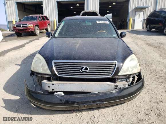 2003 Lexus LS 430 with VIN JTHBN30F630101465, listed as a Copart auction lot 48354835 with 154,428 mi miles and Clean Title. Bid and sale history available at carsss.com. Image 5.
