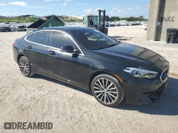 2021 BMW 2 Series 228i with VIN WBA53AK03M7J02001, listed as a Copart auction lot 73946023 with 44,806 mi miles. Bid and sale history available at carsss.com. Image 4.