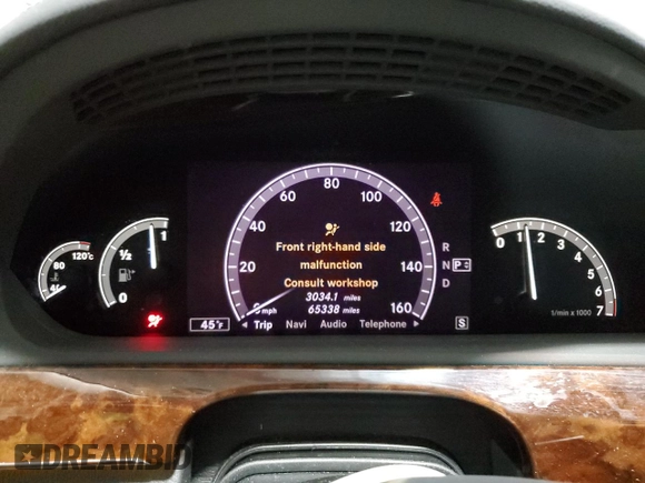 2009 Mercedes-Benz S 550 z VIN WDDNG86X49A268616, wystawiony jako Copart lot #43347415 z przebiegiem 65 338 mil mil oraz Szkoda całkowita • Salvage title. Historia ofert i sprzedaży dostępna na DreamBid. Obrazek 9.