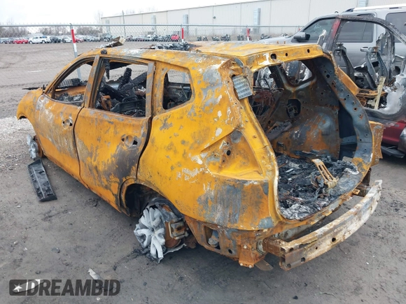 2018 Nissan Rogue SV with VIN KNMAT2MV0JP566634, listed as a IAAI auction lot 41858123 with 1 mi miles. Bid and sale history available at carsss.com. Image 3.