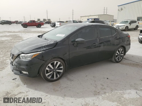 2020 Nissan Versa SR with VIN 3N1CN8FVXLL803506, listed as a Copart auction lot 49187345 with 39,957 mi miles and Salvage Title. Bid and sale history available at carsss.com. Image 1.