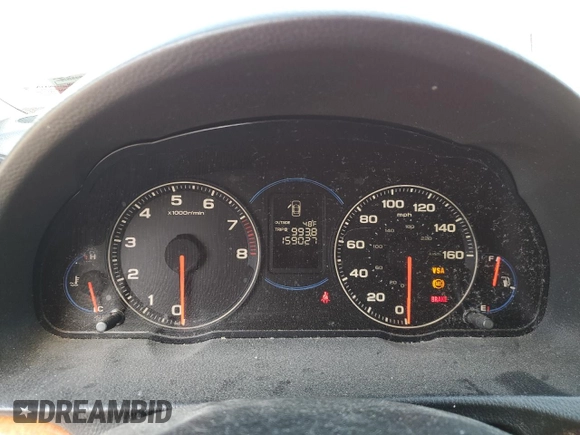 2005 Acura TSX with VIN JH4CL95985C032635, listed as a Copart auction lot 77734074 with 159,027 mi miles and Clean Title. Bid and sale history available at DreamBid. Image 9.