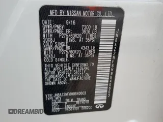 2017 Infiniti QX80 with VIN JN8AZ2NF8H9640603, listed as a Copart auction lot 60391994 with 120,152 mi miles and Salvage Title. Bid and sale history available at carsss.com. Image 14.