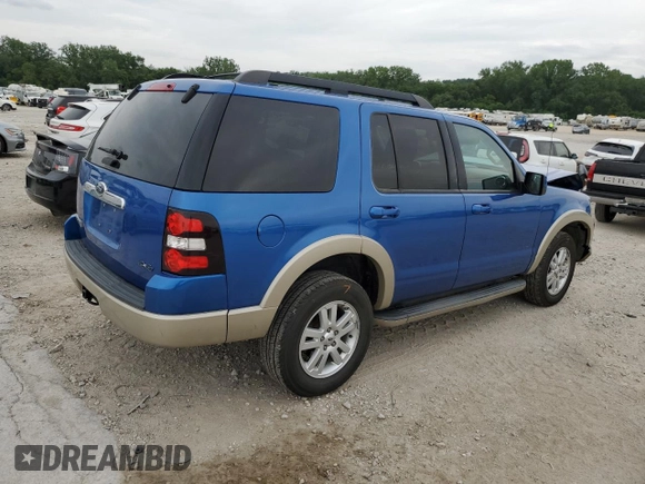 2010 Ford Explorer Eddie Bauer z VIN 1FMEU7EE9AUB15855, wystawiony jako Copart lot #60838815 z przebiegiem 121 570 mil mil oraz Szkoda całkowita • Salvage title. Historia ofert i sprzedaży dostępna na DreamBid. Obrazek 3.