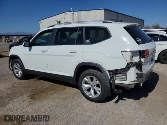 2019 Volkswagen Atlas SE with VIN 1V2DR2CA2KC533880, listed as a Copart auction lot 57353705 with 104,110 mi miles and Salvage title. Bid and sale history available at DreamBid. Image 2.