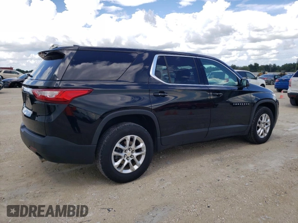2018 Chevrolet Traverse LS with VIN 1GNERFKW8JJ136279, listed as a Copart auction lot 69132134 with 138,504 mi miles and Non Repairable. Bid and sale history available at carsss.com. Image 3.