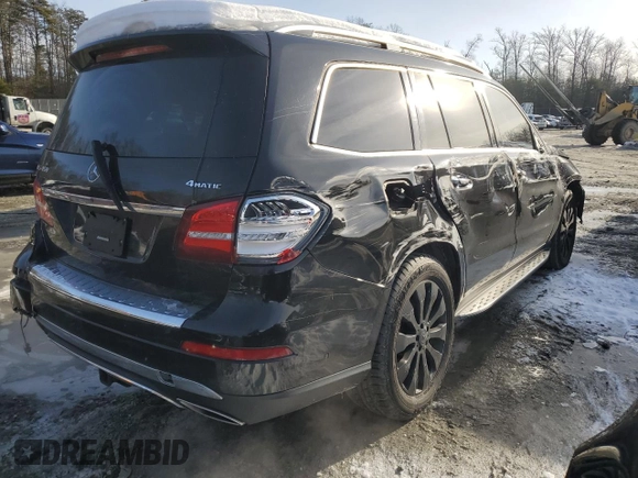 2018 Mercedes-Benz GLS 450 with VIN 4JGDF6EE3JA994979, listed as a Copart auction lot 87822395 with 139,902 mi miles and Salvage Title. Bid and sale history available at DreamBid. Image 3.