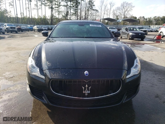 2014 Maserati Quattroporte GTS with VIN ZAM56PPA1E1081857, listed as a Copart auction lot 47876055 with 33,085 mi miles and Salvage Title. Bid and sale history available at carsss.com. Image 5.