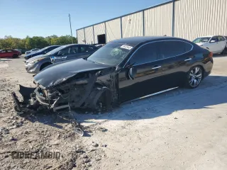 2018 Infiniti Q70 Luxe z VIN JN1BY1PP0JM330485, wystawiony jako Copart lot #48420445 z przebiegiem 90 240 mil mil oraz Szkoda całkowita • Salvage title. Historia ofert i sprzedaży dostępna na DreamBid. Obrazek 1.