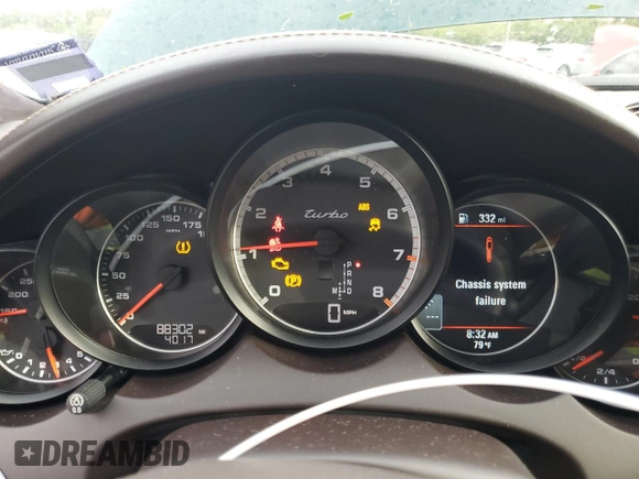 2012 Porsche Cayenne Turbo with VIN WP1AC2A25CLA80579, listed as a Copart auction lot 73360714 with 88,302 mi miles and Salvage title. Bid and sale history available at DreamBid. Image 9.