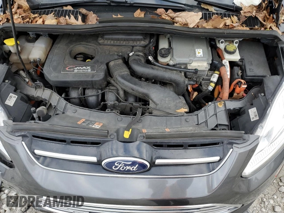 2017 Ford C-Max Energi Titanium with VIN 1FADP5FU0HL103777, listed as a Copart auction lot 41293034 with 84,459 mi miles. Bid and sale history available at carsss.com. Image 12.