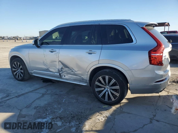 2020 Volvo XC90 Momentum with VIN YV4A221KXL1568925, listed as a Copart auction lot 45366285 with 74,840 mi miles and Salvage Title. Bid and sale history available at DreamBid. Image 2.