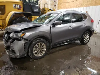 2017 Nissan Rogue SV with VIN KNMAT2MV7HP554085, listed as a Copart auction lot 48593935 with 106,954 mi miles and Salvage Title. Bid and sale history available at carsss.com. Image 1.