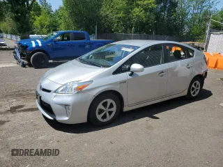 2015 Toyota Prius Four with VIN JTDKN3DU8F0410403, listed as a Copart auction lot 59632275 with 77,967 mi miles and Salvage title. Bid and sale history available at DreamBid. Image 1.